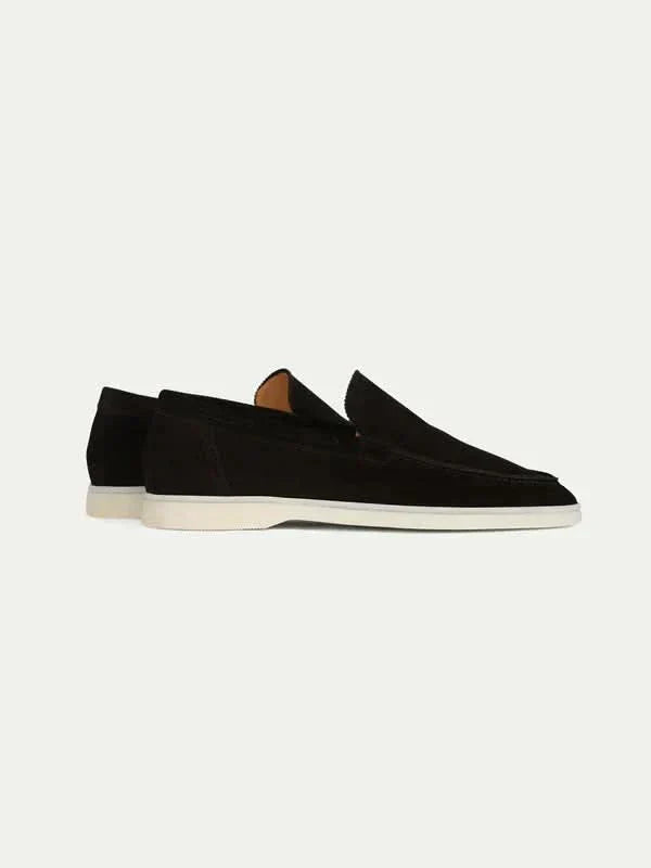 Mocassino Classico in Camoscio Nero