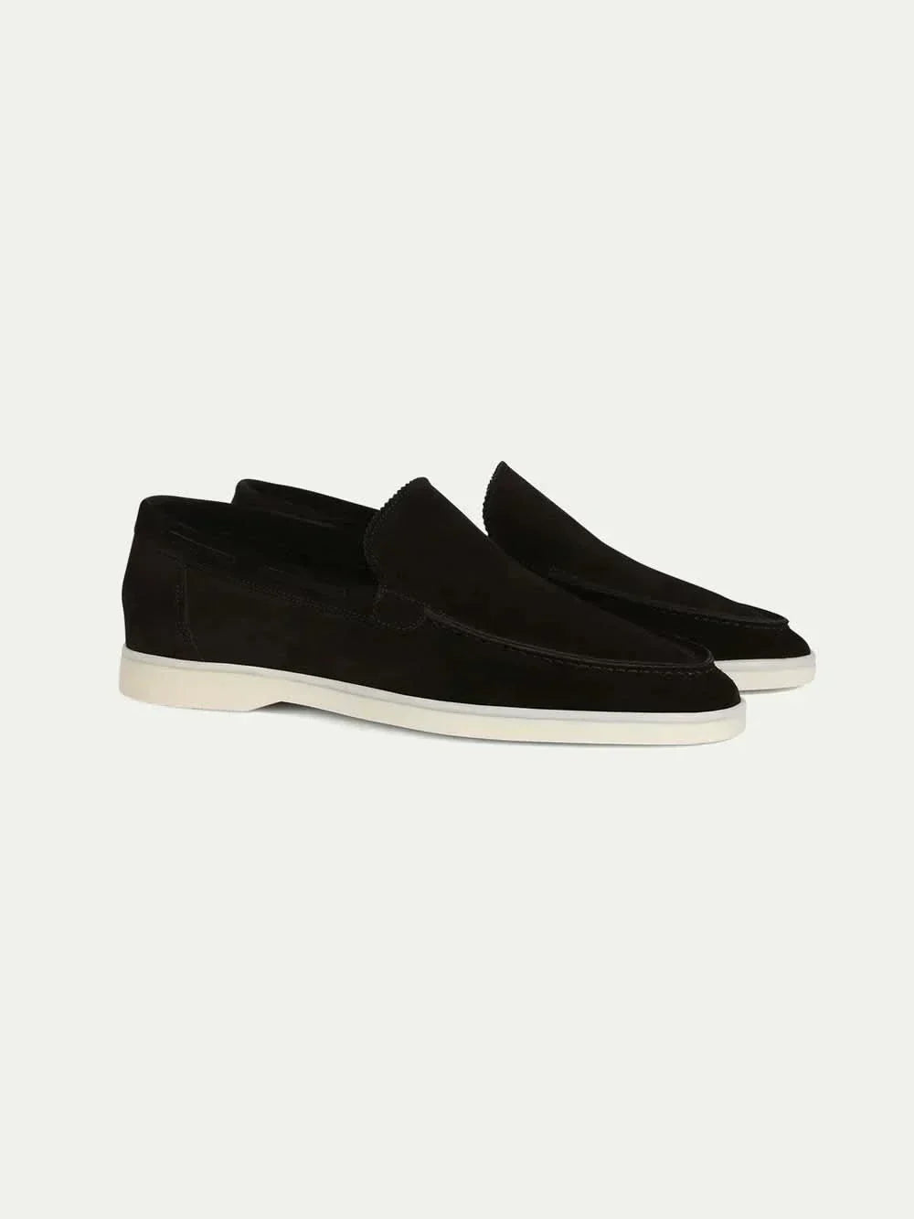 Mocassino Classico in Camoscio Nero