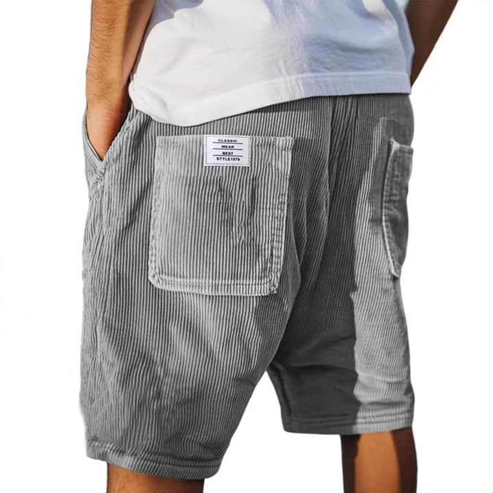 Pantaloncini Victor in Velluto con Tasca a Toppa | Nico Milan