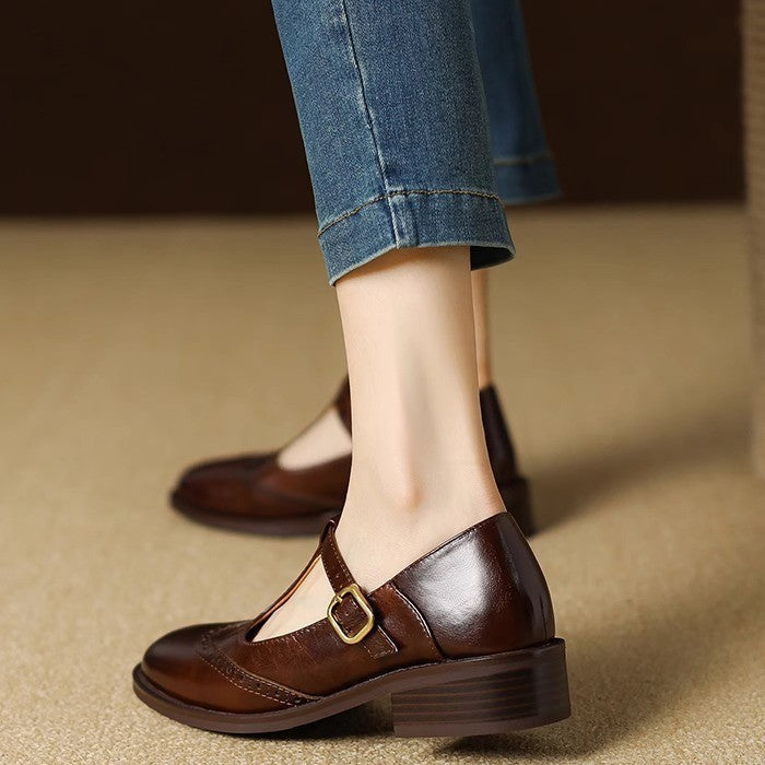 Amélie — Scarpe con Cinturino Classiche da Donna | Nico Milan