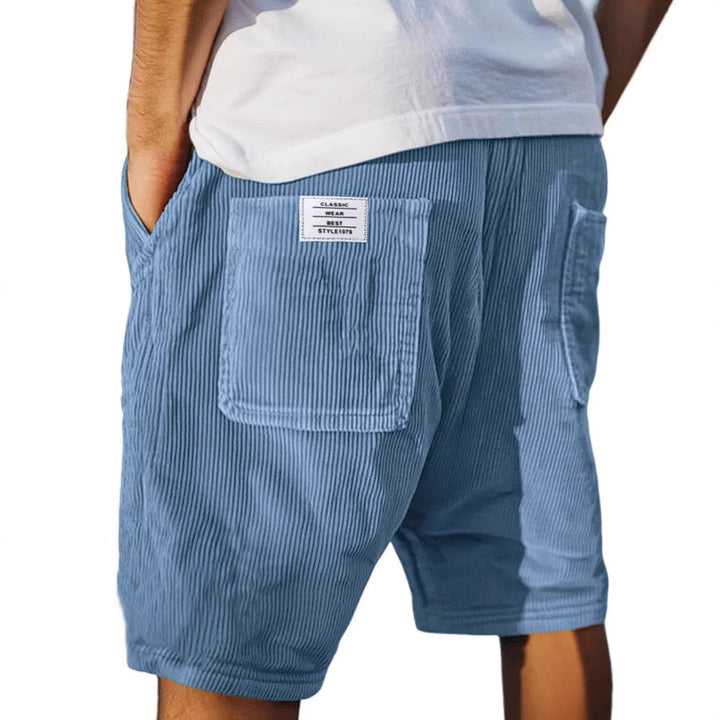 Pantaloncini Victor in Velluto con Tasca a Toppa | Nico Milan