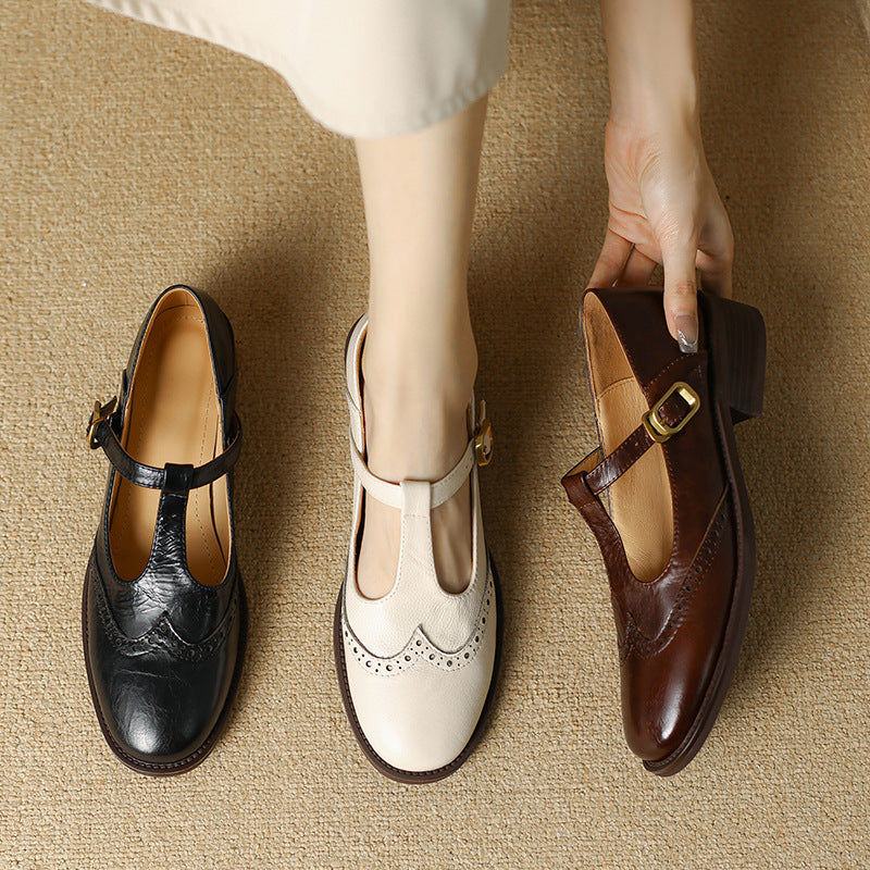 Amélie — Scarpe con Cinturino Classiche da Donna | Nico Milan