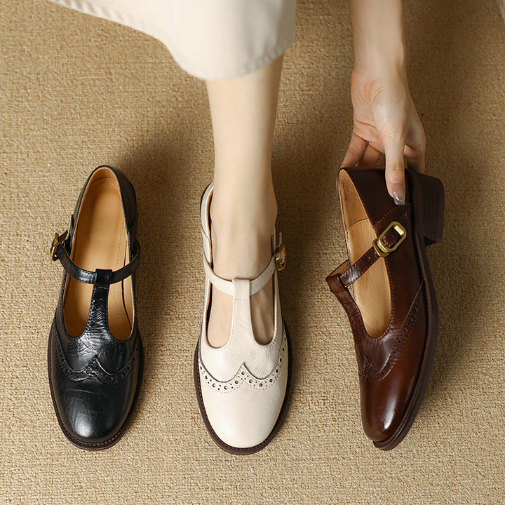 Amélie — Scarpe con Cinturino Classiche da Donna | Nico Milan