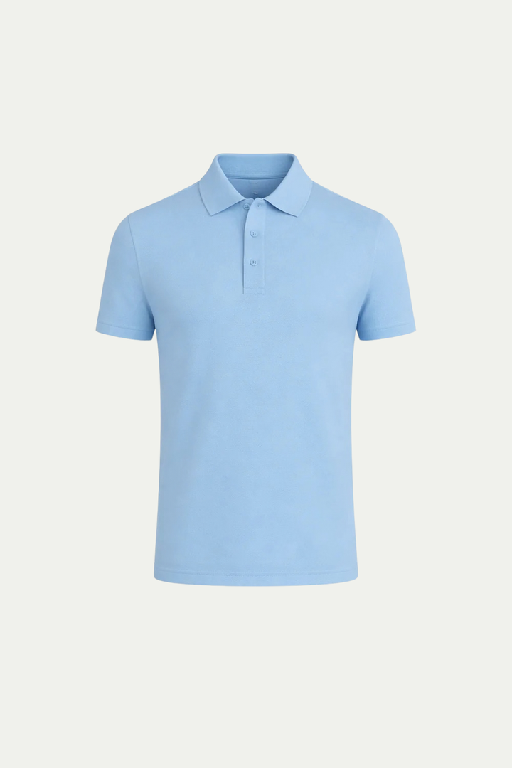 Polo Raffinata Azzurra Chiara