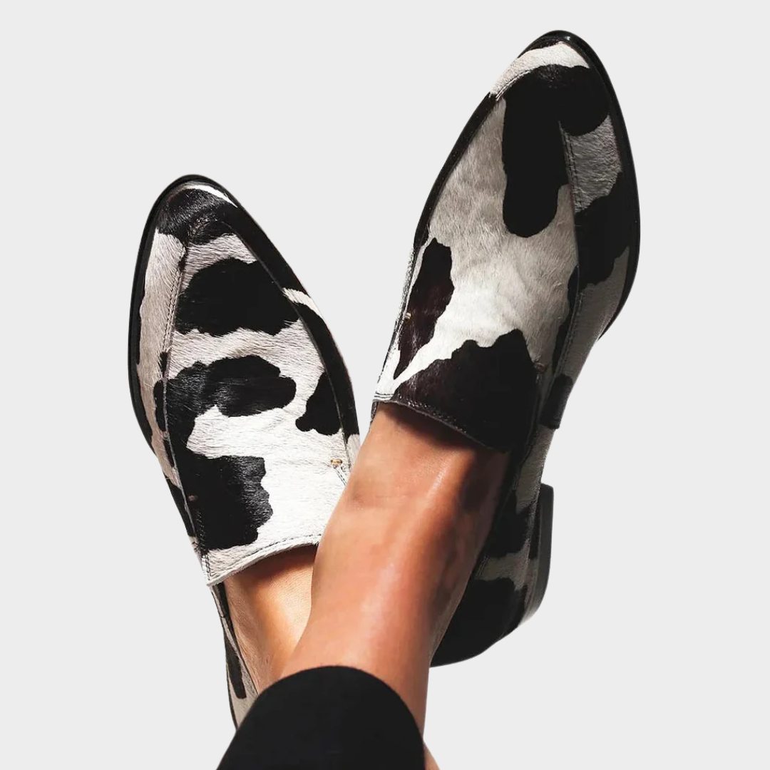 Becca — Scarpe Stampa Mucca | Nico Milan