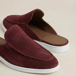 Yacht Mule in Camoscio Bordeaux | Nico Milan