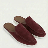 Yacht Mule in Camoscio Bordeaux | Nico Milan