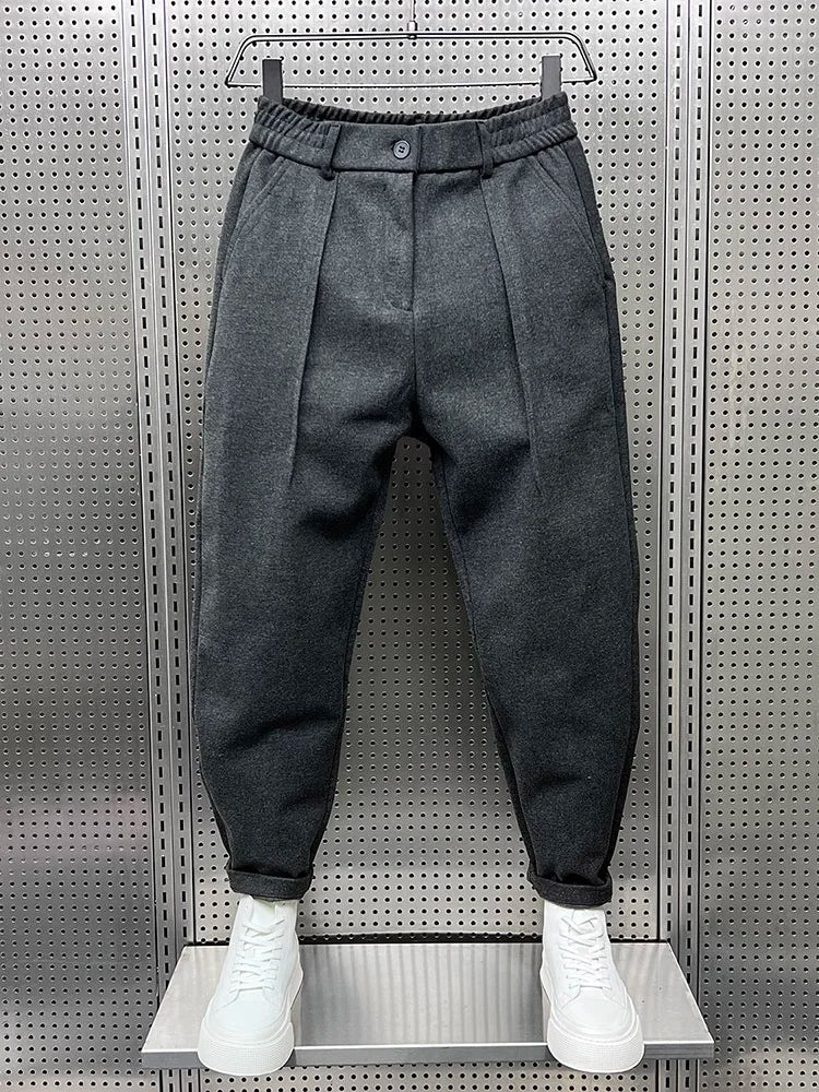 Pantaloni Fiorenzo in Tessuto Mélange | Nico Milan