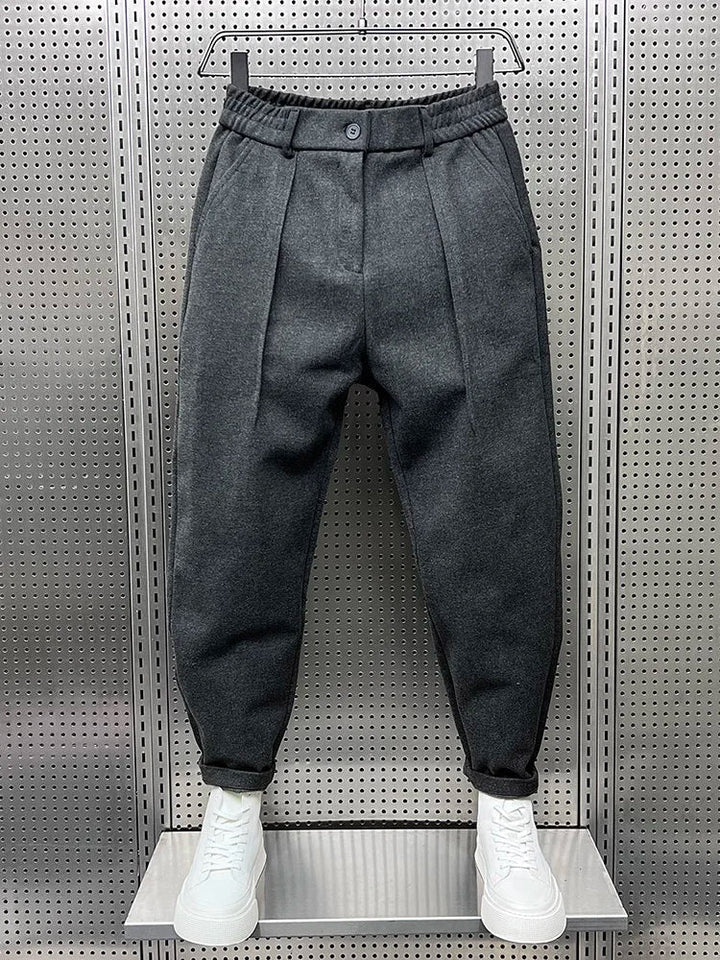 Pantaloni Fiorenzo in Tessuto Mélange | Nico Milan