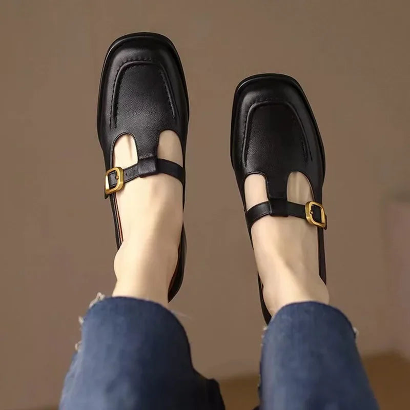 Emilia — Scarpe con T-Bar in Stile Vintage | Nico Milan
