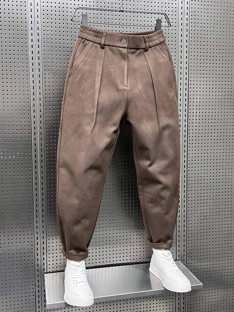 Pantaloni Fiorenzo in Tessuto Mélange | Nico Milan