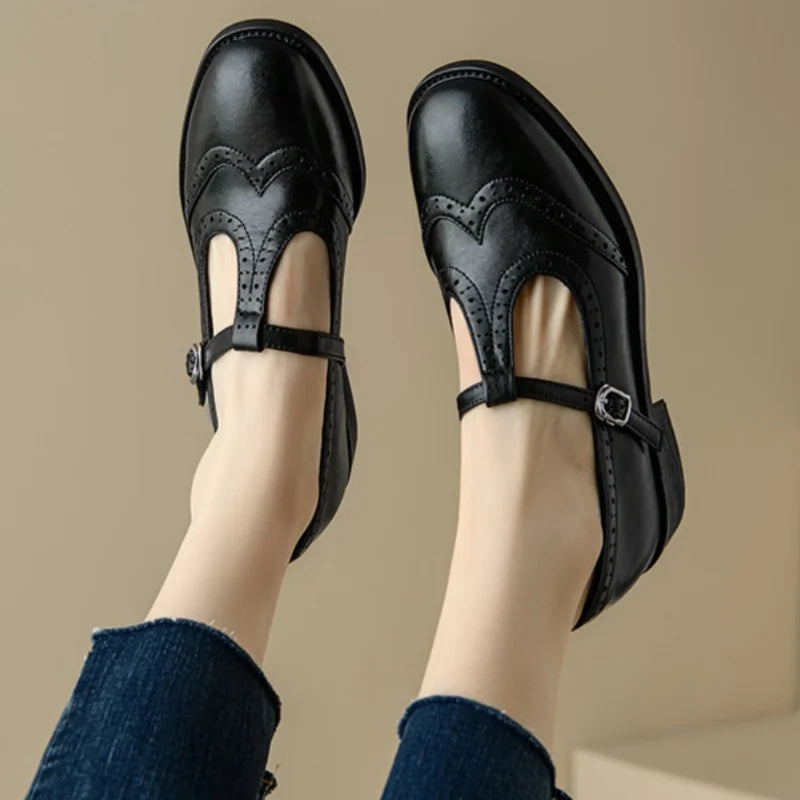 Johanna — Eleganti Scarpe con T-Bar da Donna | Nico Milan