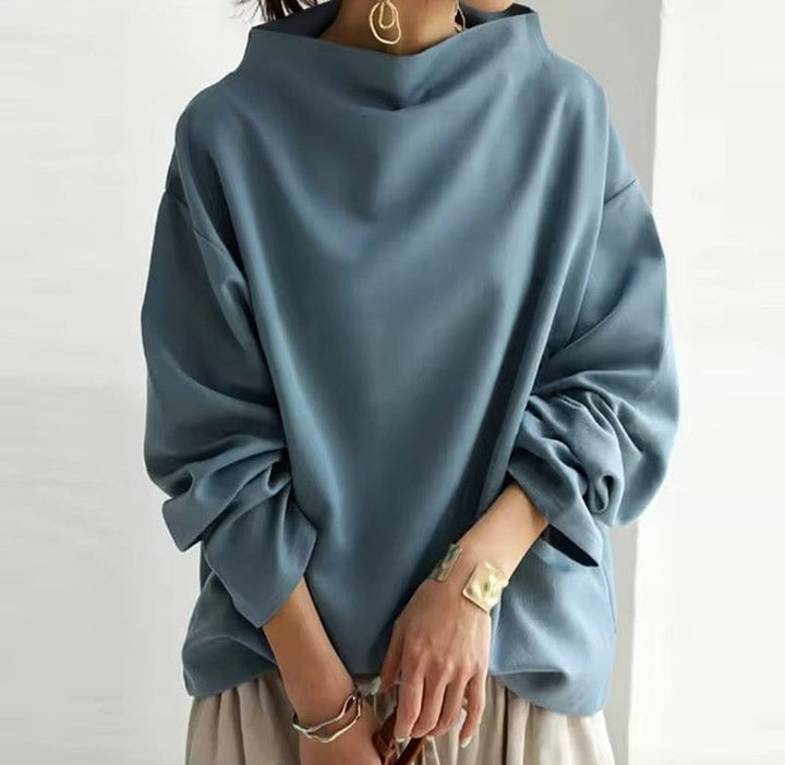 Christine | Top Casual con Collo Alto | Nico Milan