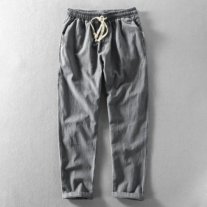 Pantaloni Livorno con Coulisse in Misto Lino | Nico Milan