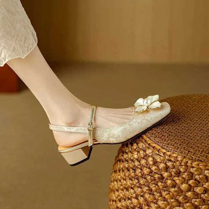 Mathilde — Eleganti Scarpe da Donna con Dettaglio Floreale | Nico Milan