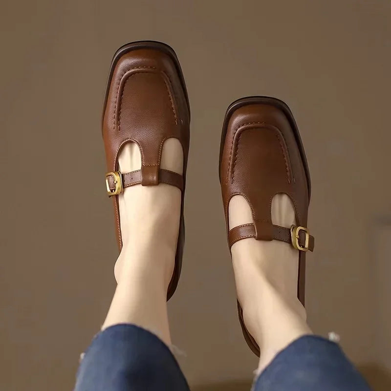 Emilia — Scarpe con T-Bar in Stile Vintage | Nico Milan