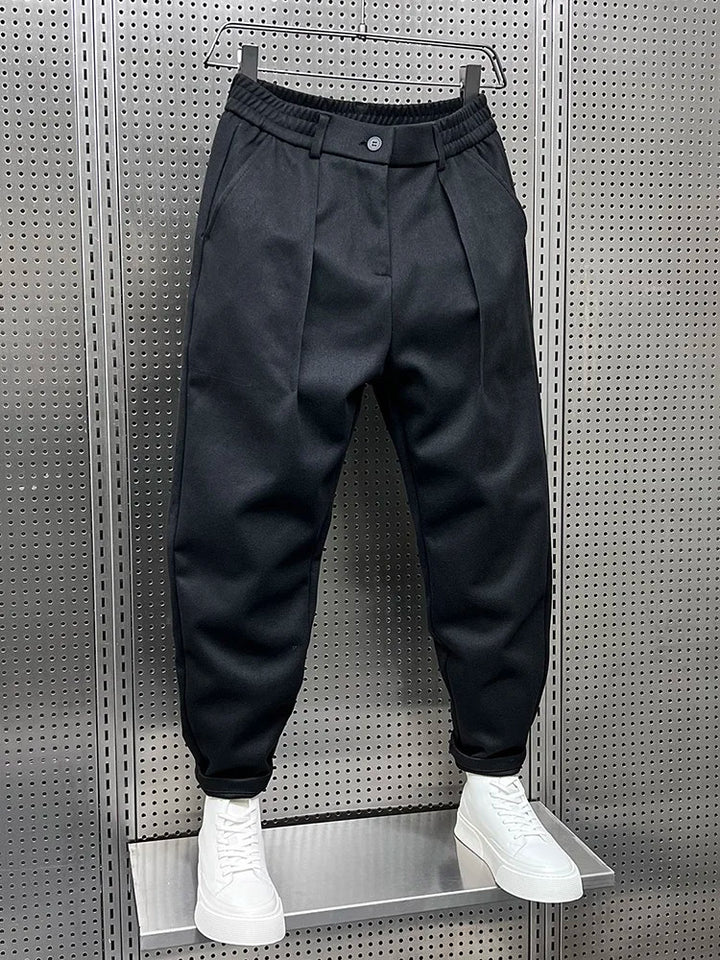 Pantaloni Fiorenzo in Tessuto Mélange | Nico Milan