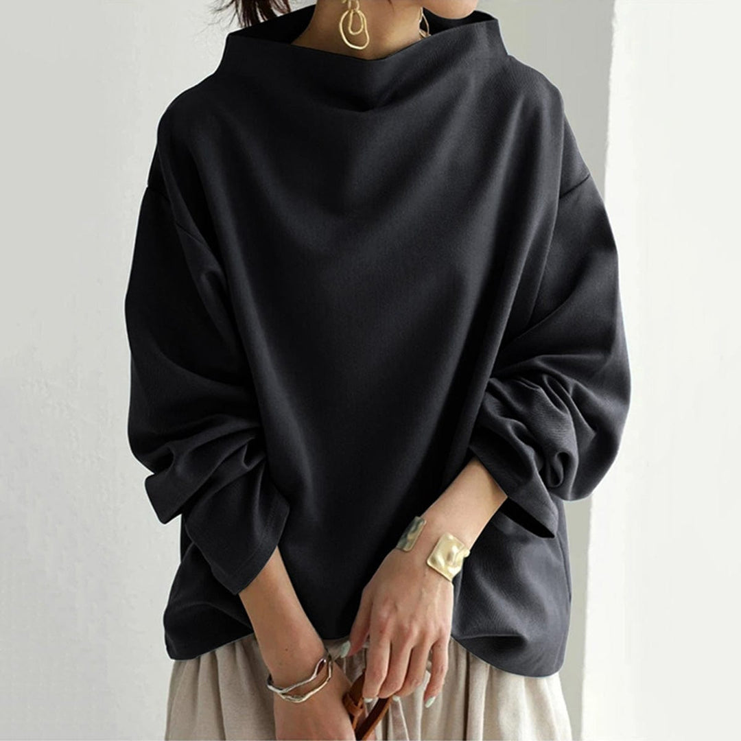 Christine | Top Casual con Collo Alto | Nico Milan