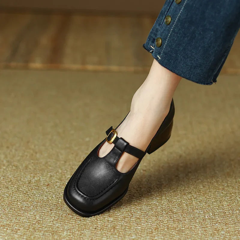 Emilia — Scarpe con T-Bar in Stile Vintage | Nico Milan