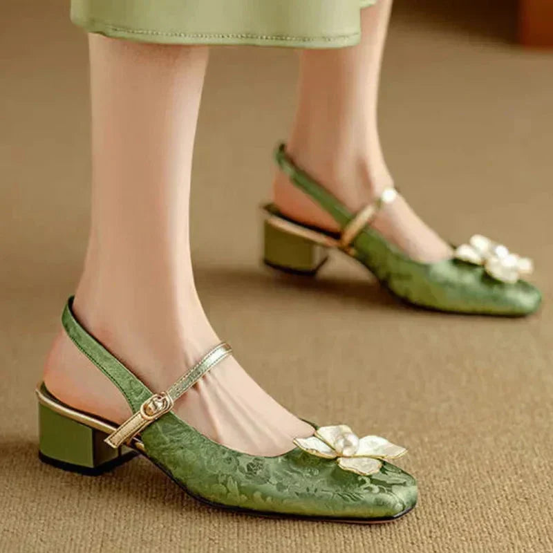 Mathilde — Eleganti Scarpe da Donna con Dettaglio Floreale | Nico Milan