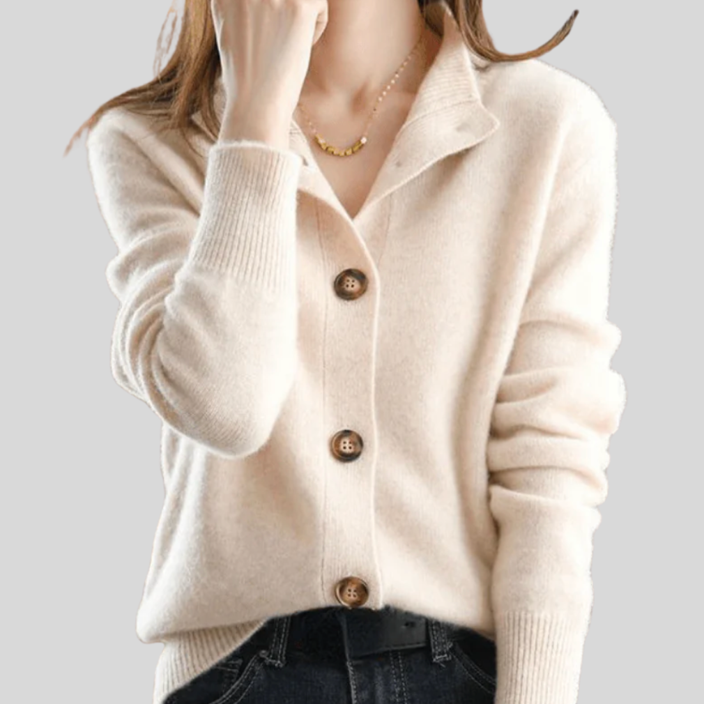 Stéphanie | Cardigan in Cashmere Stile Retrò | Nico Milan