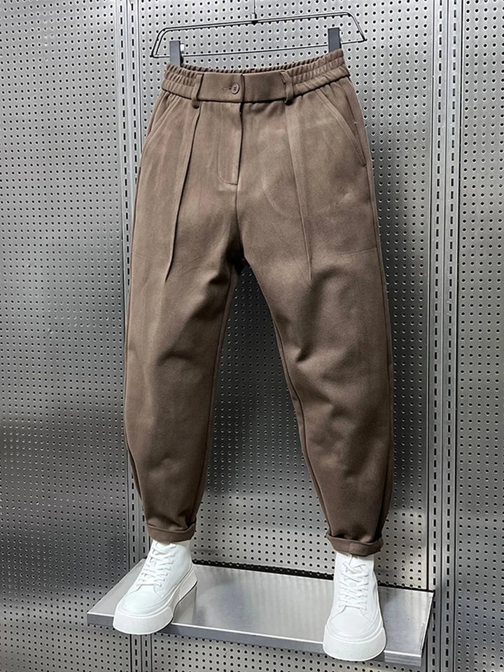 Pantaloni Fiorenzo in Tessuto Mélange | Nico Milan