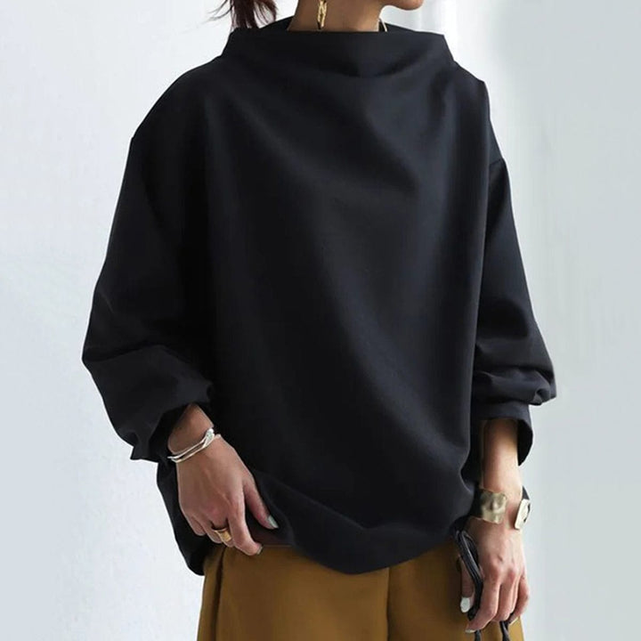 Christine | Top Casual con Collo Alto | Nico Milan