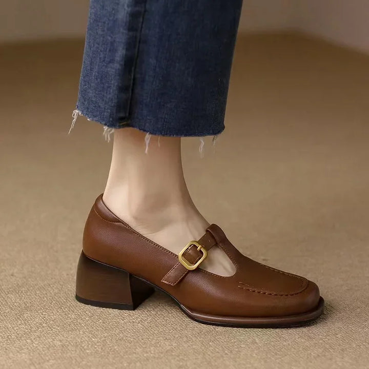 Emilia — Scarpe con T-Bar in Stile Vintage | Nico Milan