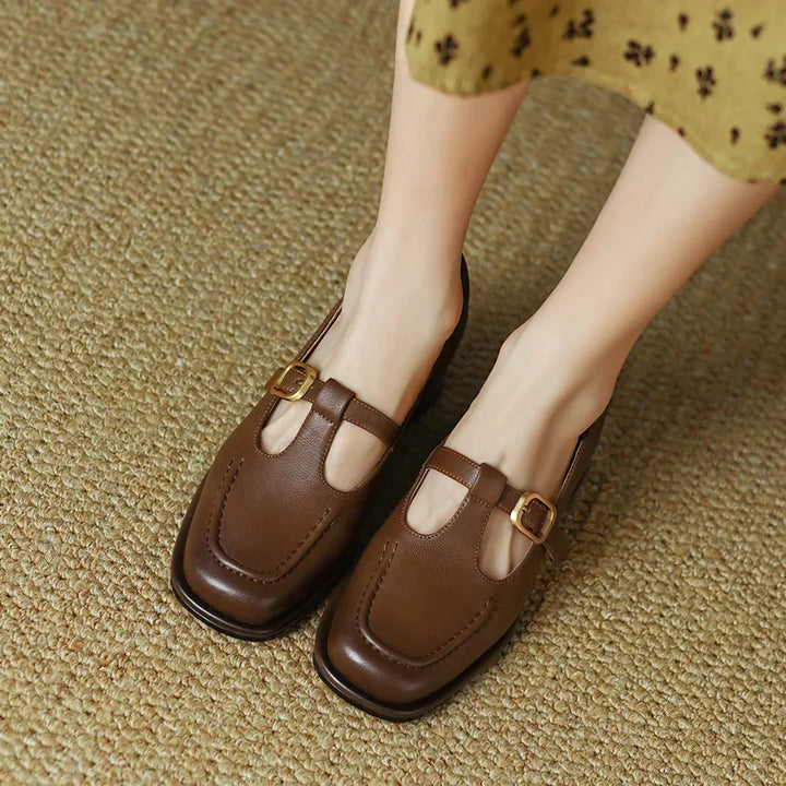 Emilia — Scarpe con T-Bar in Stile Vintage | Nico Milan