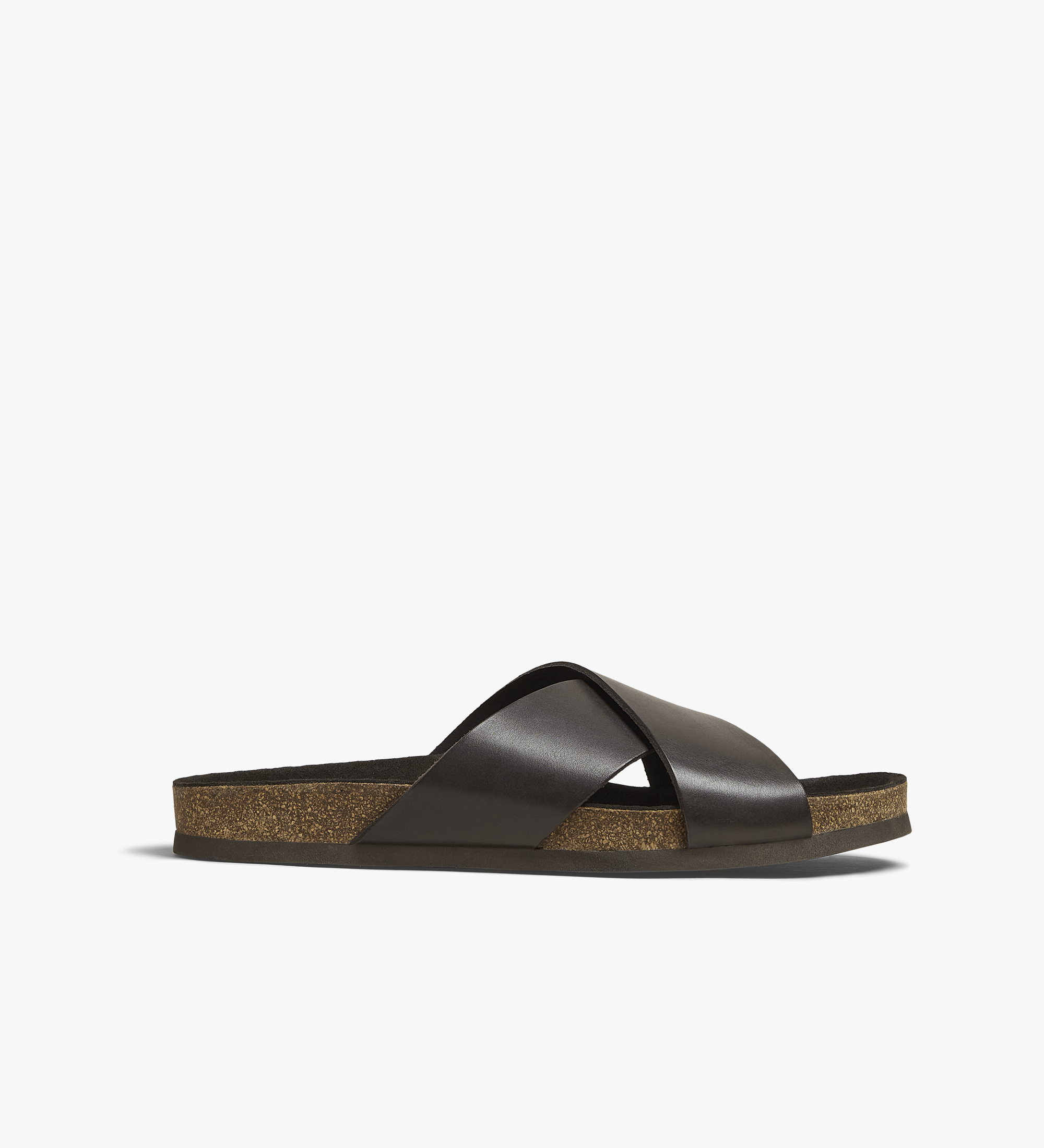 Sandalo Amalfi in Pelle Marrone Scuro | Nico Milan