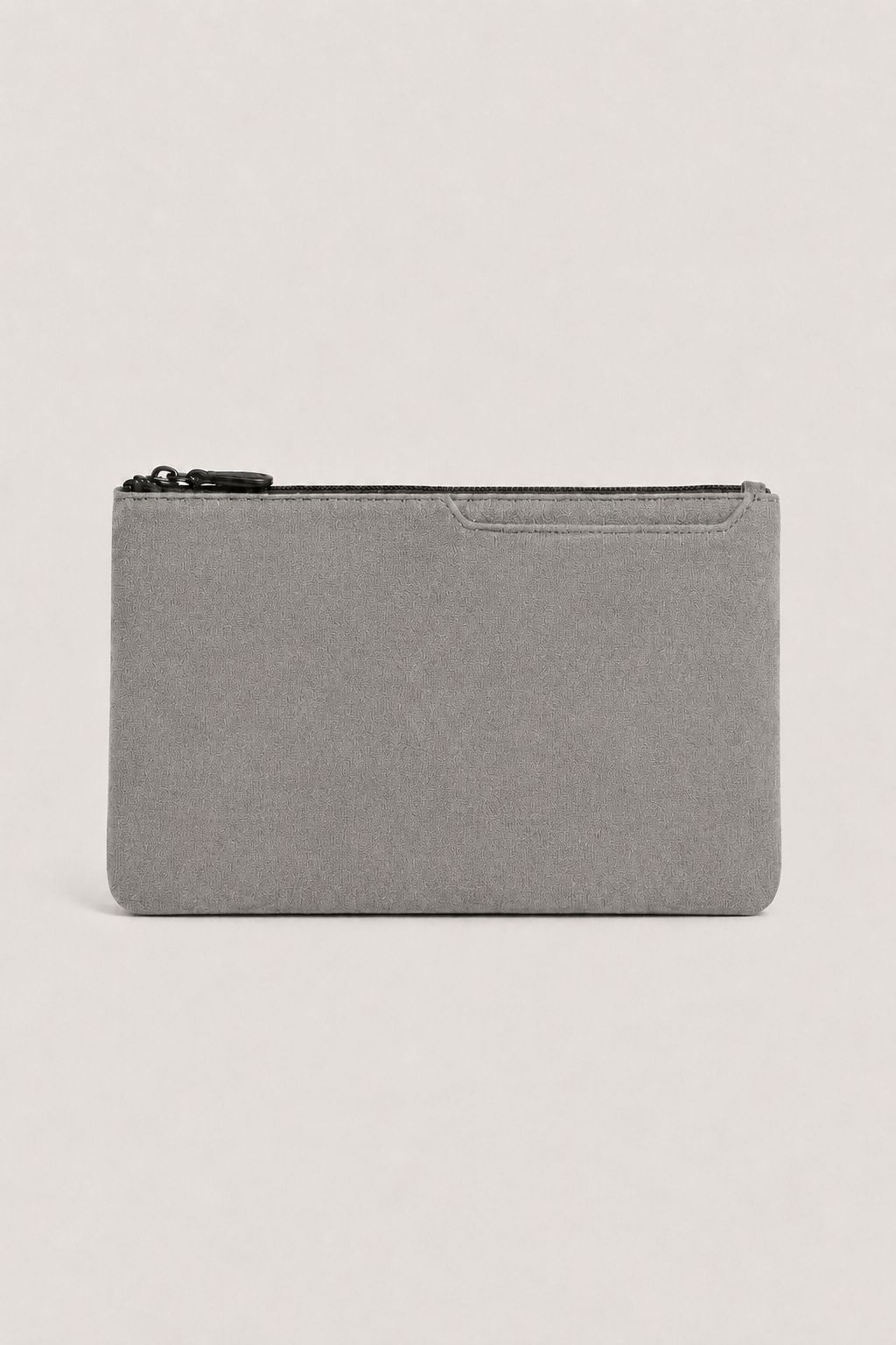 Borsa Clutch Alcantara Grigio Moonstone