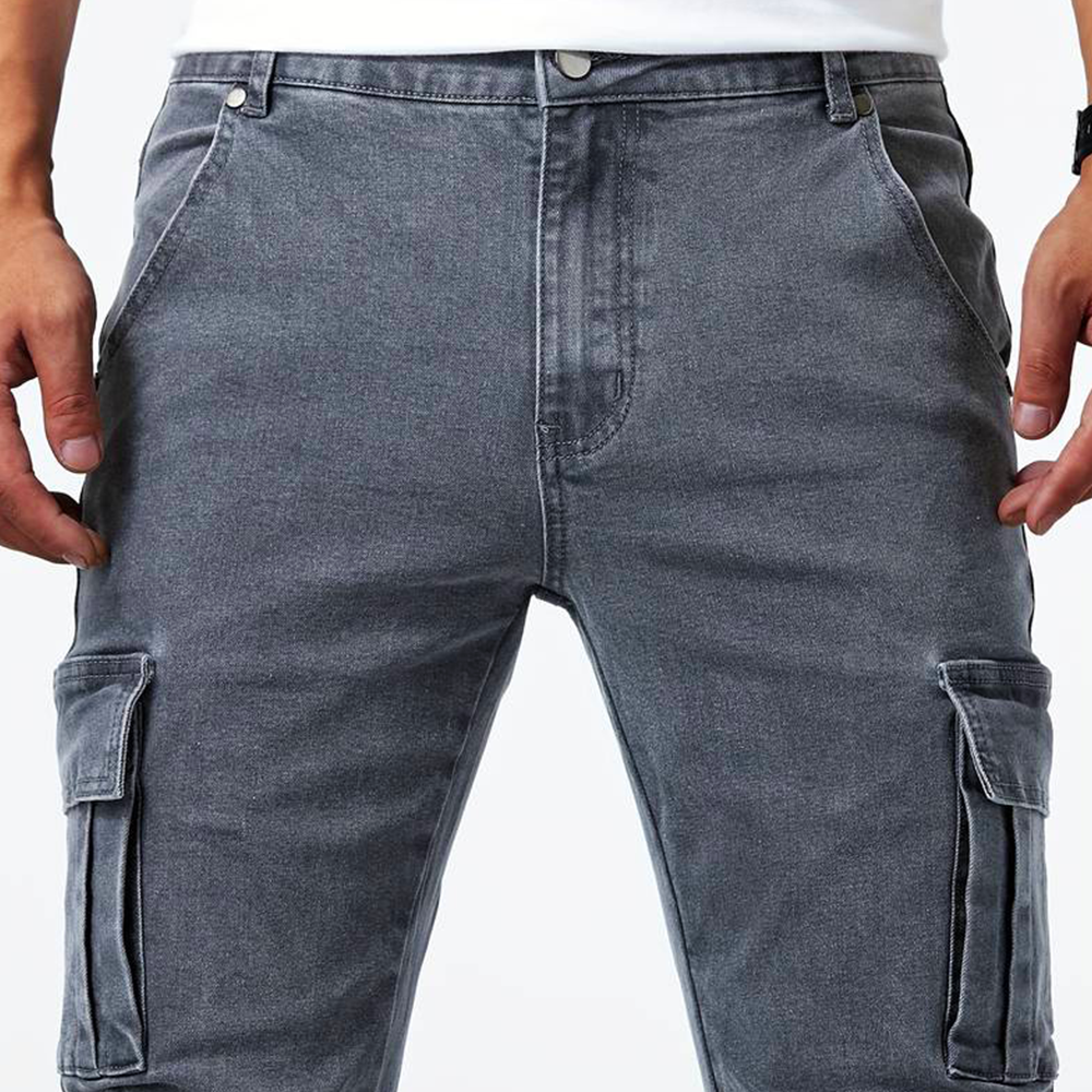 Jeans Cargo Aldo in Denim Stretch | Nico Milan