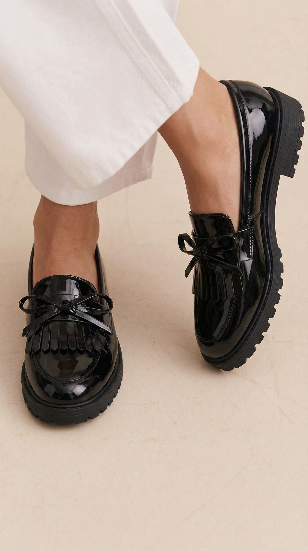 Cailie — Scarpe con Fiocco e Frange | Nico Milan