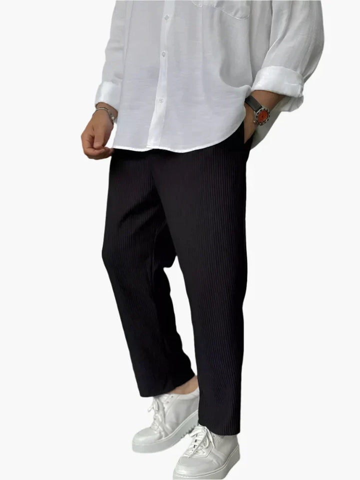 Pantaloni Plissé Relax Fit | Nico Milan