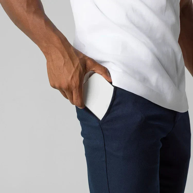 Pantaloni Chino Alfredo in Tessuto Stretch | Nico Milan