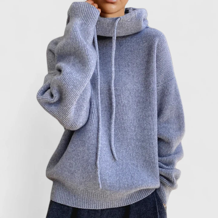 Jeanne | Felpa con Cappuccio in Maglia Confortevole | Nico Milan