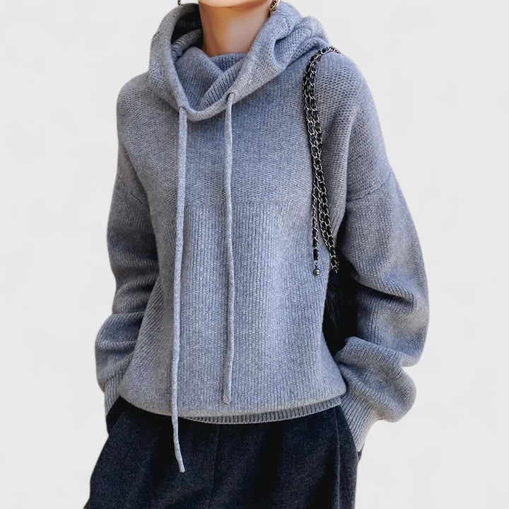 Jeanne | Felpa con Cappuccio in Maglia Confortevole | Nico Milan