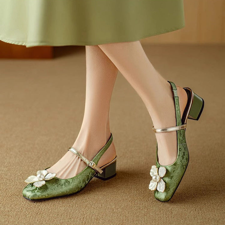 Mathilde — Eleganti Scarpe da Donna con Dettaglio Floreale | Nico Milan