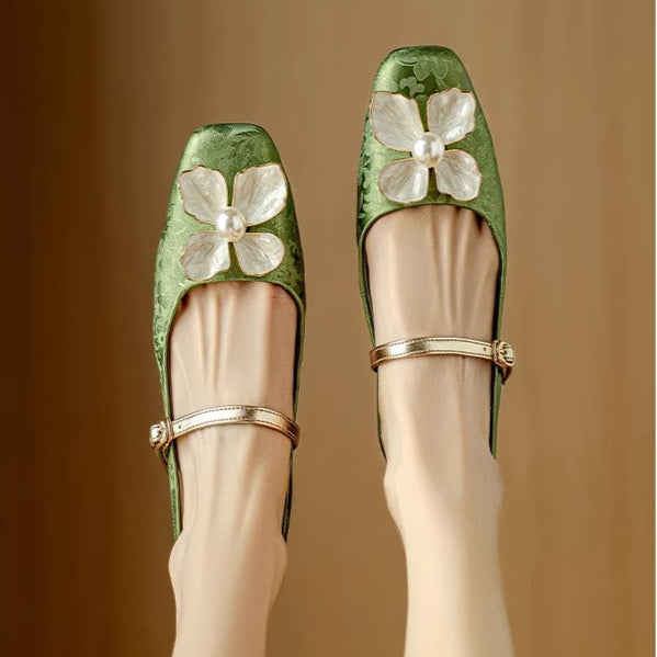 Mathilde — Eleganti Scarpe da Donna con Dettaglio Floreale | Nico Milan