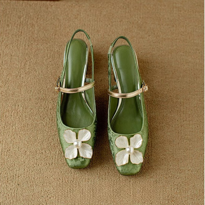 Mathilde — Eleganti Scarpe da Donna con Dettaglio Floreale | Nico Milan