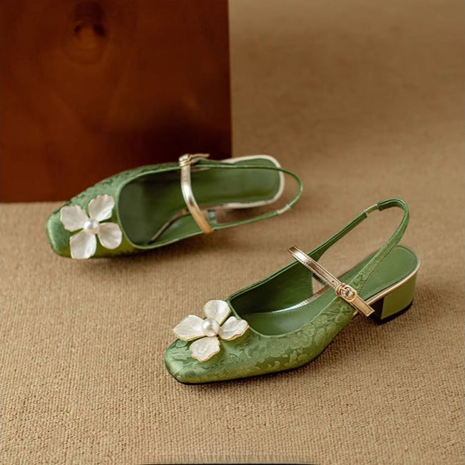 Mathilde — Eleganti Scarpe da Donna con Dettaglio Floreale | Nico Milan