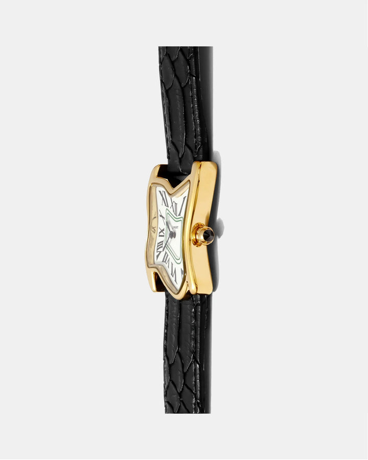 Orologio Melting Quadrato Oro Large | Nico Milan