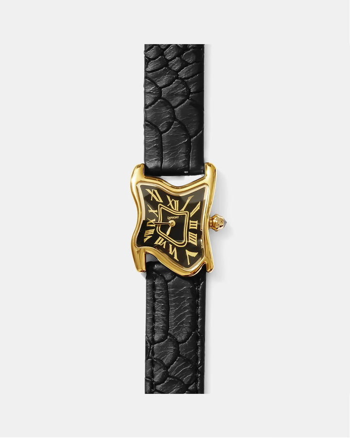 Orologio Melting Quadrato Oro Small | Nico Milan