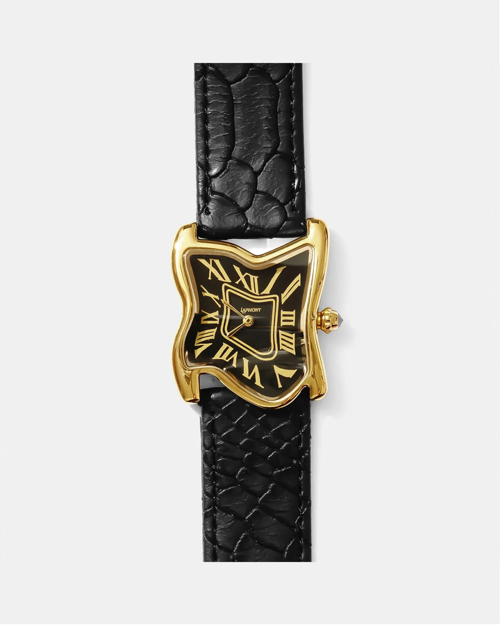Orologio Melting Quadrato Oro Large | Nico Milan