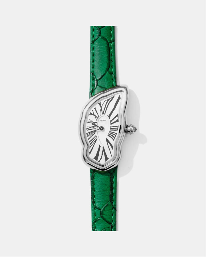 Orologio Melting Argento Large | Nico Milan