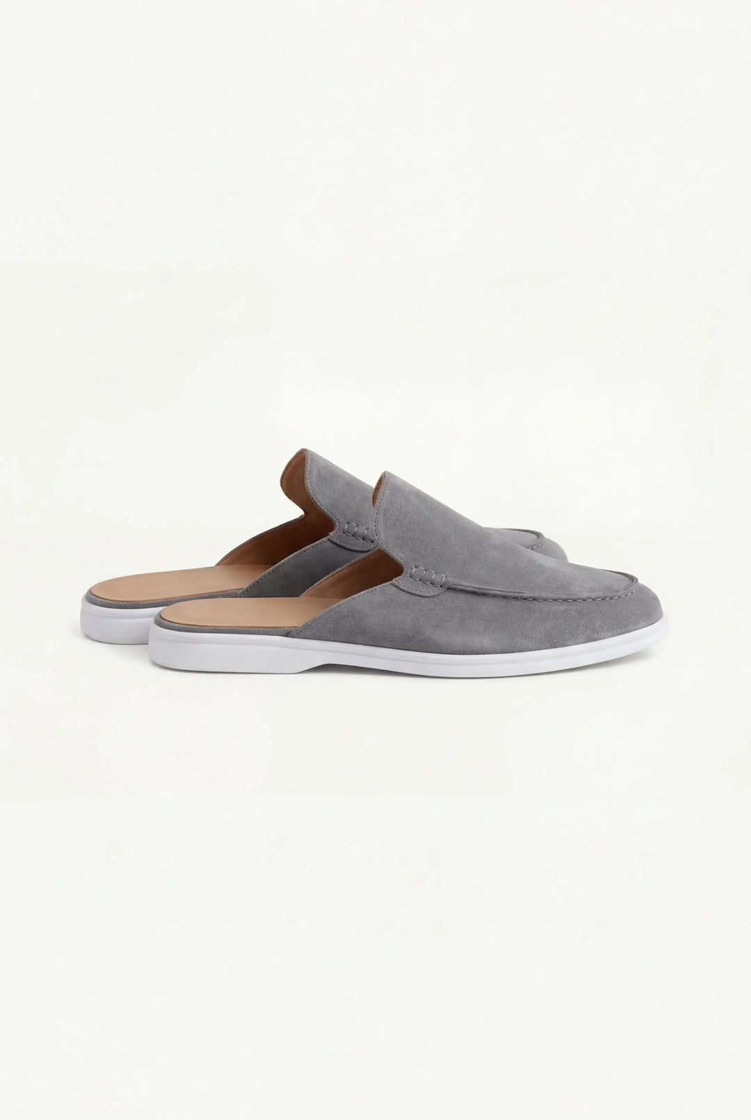 Yacht Mule in Camoscio Grigio | Nico Milan