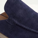 Yacht Mule in Camoscio Blu Navy | Nico Milan