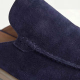 Mule Yacht in Suède Blu Navy