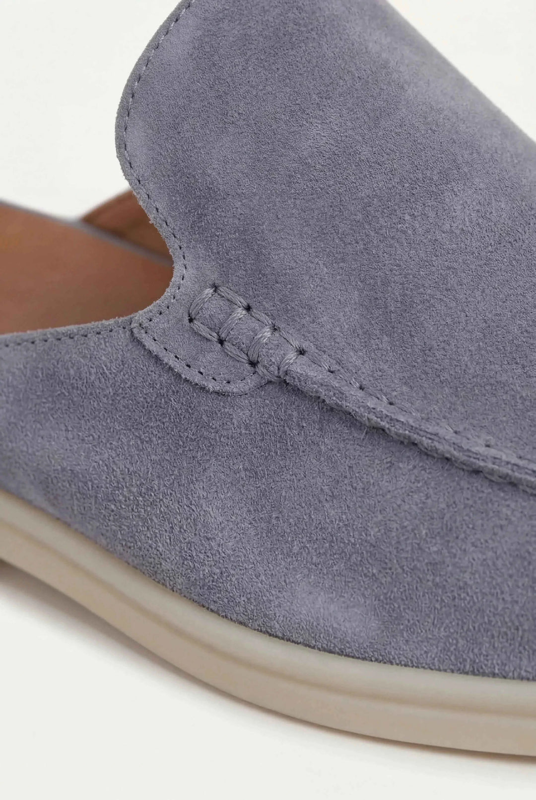 Mule Yacht in Camoscio Blu Baby