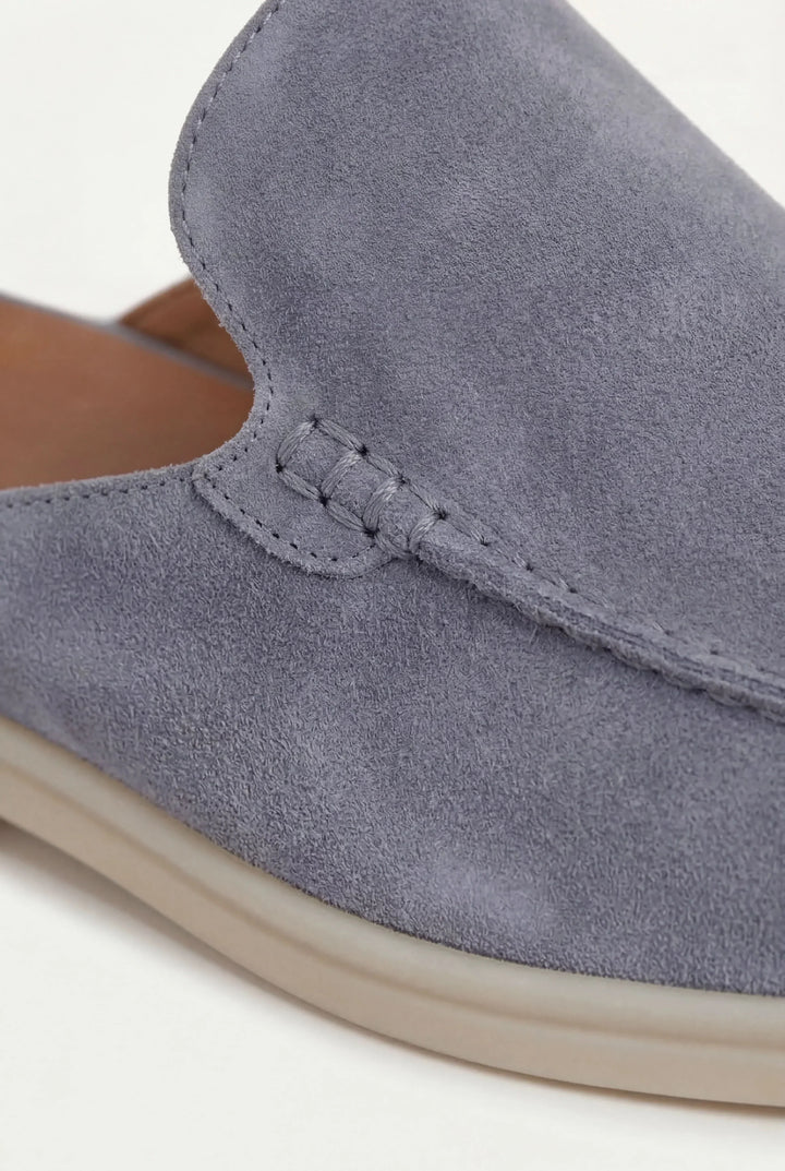 Yacht Mule in Camoscio Azzurro | Nico Milan